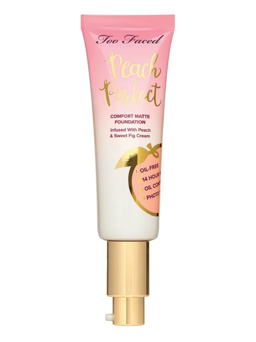 Too Faced Peach Perfect Comfort Matte Foundation - Natural Beige